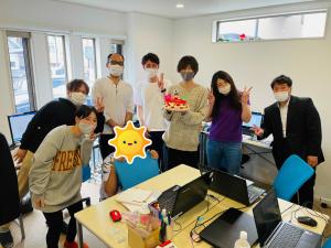 誕生日_田中_社長顔太陽スタンプ